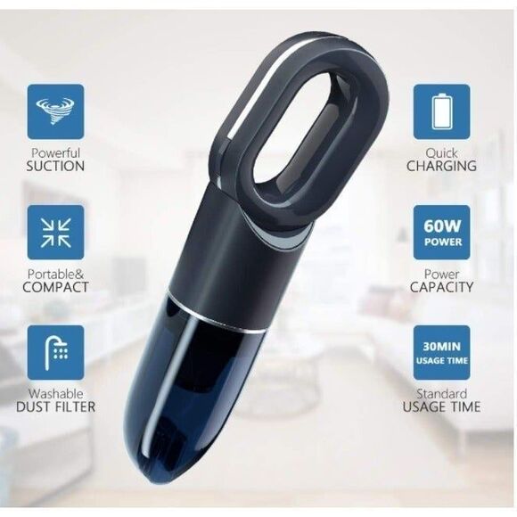 Cordless Handheld Vacuum Stick Home Car Portable Cleaning Rechargeable - Picture 6 of 10